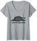 Womens Don't Put Soap On Me Cast Iron Skillet Meme V-Neck T-Shirt