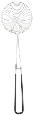 Buckingham Premium Stainless Steel Pea Ladle with Durable Rust Free Design and Silicone Handle(10cm)