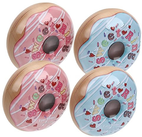 Beaupretty Scatola Di Per Caramelle A Forma Di Ciambella Set Di Contenitori Per Caramelle Nuziali in