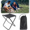 Sedile Piccolo Pieghevole,Mini Sedia Pieghevole per Esterni,Sgabello Pieghevole da Campeggio,Sgabello Pieghevole Portatile,Pieghevole Camping Sgabello,per Pesca,Campeggio,Viaggi,Attività All'Aperto