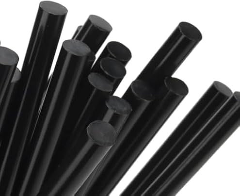 KEILEOHO 400 PCS 7mmx190mm Black Glue Gun Sticks, Hot Melt Glue Sticks for DIY, Craft
