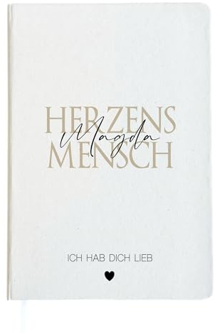 Herzensmensch Notizbuch mit Namen Frauen Männer Geschenk Freundin Kollegin Mama Tochter Tagebuch Abschied Rente Büro Arbeit Dankeschön Geburtstag Weihnachten Erzieherin Lehrerin (Herzensmensch)