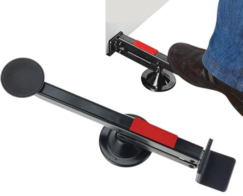 Uhngw Tür- und Brettheber - Fußbetätigter Plattenheber - 360-Grad-Drehung Professionelle Möbelstützhilfe für Werkstatt Garage