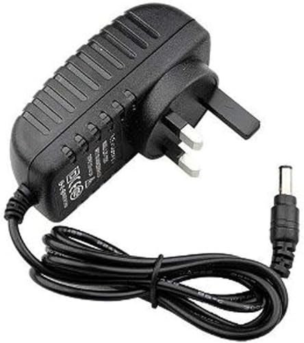 DC 12V Power Supply Adaptor 60W AC 100-240V to DC 12 Volt Power Adapter UK Plug for LED Light Strip Monitors TV DVDTVs Cameras System (1A)