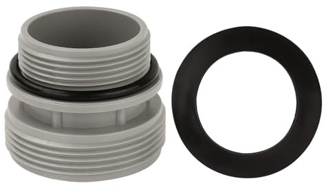 YEAMLTE 4560 Raccord de Pompe à Piscine, 1 PCS Adaptateur Pompe Piscine, Adaptateur Tuyau Piscine, Connecteurs de Tuyau de Piscine 40 mm à 1 1/2, Compatible avec Pompes Filtrantes Intex et Coleman