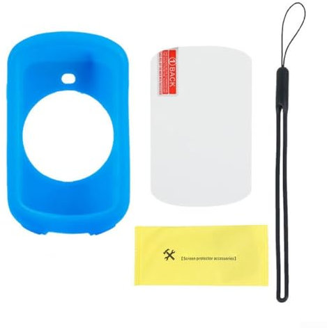 Soft Silicone Case for Garmin Edge 830 GPS Bike Computer, Wear Resistant Design (Blue)