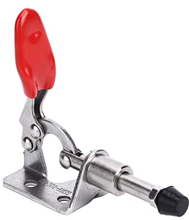 Schnellspanner, Edelstahl, 99,2 lb Kapazität, verhindert Verrutschen, Push-Pull-Hebelklemme für Holzbearbeitung, Schweißen