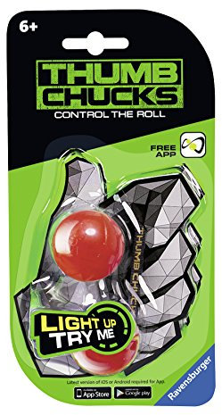 Ravensburger 21388 Thumb Chucks, Rot