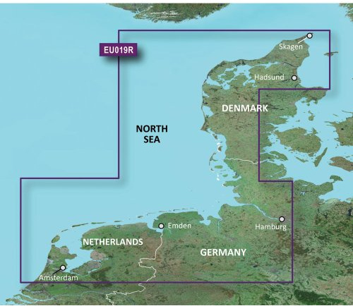 Garmin BlueChart VEU019R, Seeregion Alborg bis Amsterdam