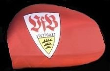 VfB Stuttgart Auto Spiegelflagge Flagge / Wappen Autokorso Meisterschaft / Aufstieg