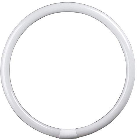 Crompton Lamps 22W T9 Fluorescent Circular 4 Pin Light Bulbs | Cool White 4000K | Energy Efficient Tube | Long-Lasting 10,000 Hours | GR10q Base for Magnifiers & Ceiling Lights