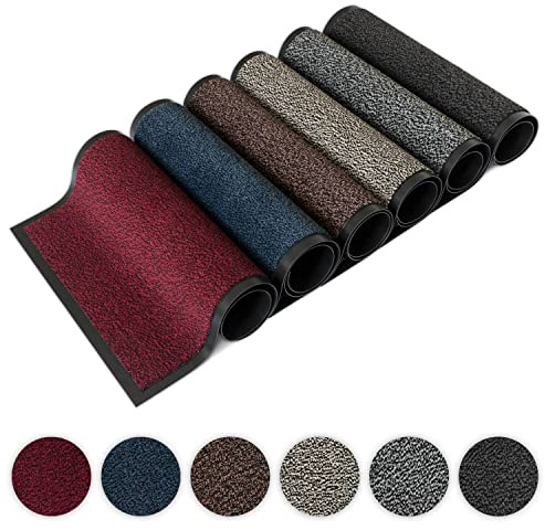 Kettelservice-Metzker® Schmutzfangmatte | Sauberlaufmatte | versch.Farben & Größen | blau-schwarz-meliert 90 x 120 cm