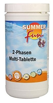 Summer Fun 2 Phasen Multitabletten 1 kg Pool Schwimmbad Desinfektion Algenbekämpfung