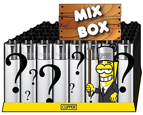 CLIPPER® Feuerzeuge - Mixbox Mainstream - 48er Box
