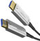 KabelDirekt – 100m Cable HDMI óptico, compatible con (HDMI 2.0a/b, 2.0, 1.4a, 4K Ultra HD, 3D, Full HD 1080p, HDR, ARC High Speed con Ethernet, PS4, XBOX, HDTV), PRO Series