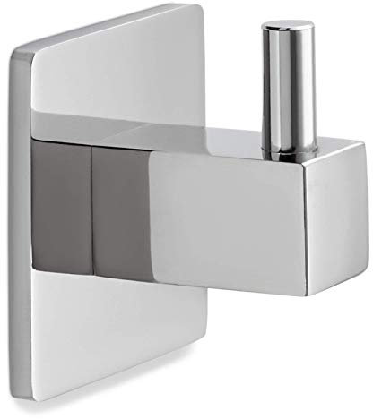 Garderobenhaken SELA Edelstahl poliert 36 x 36 mm Länge 30 mm verdeckte Befestigung Kleiderhaken Garderobe von SO-TECH®