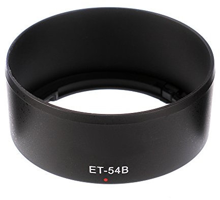 FocusFoto Pare-soleil de rechange pour Canon ET-54B Compatible avec Canon EF-M 55-200 mm f/4.5-6.3 IS STM 52 mm