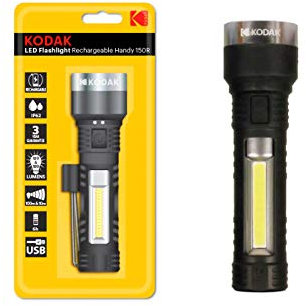 Kodak Torcia LED ricaricabile 150 lumen flashlight 30419483