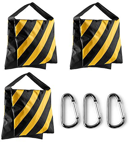 WERPOWER Sand Bag Photography Studio Video Heavy Duty Sandbag Saddlebag for Photo Studio Light Stand Boom Arm Camera Tripod with Ca.