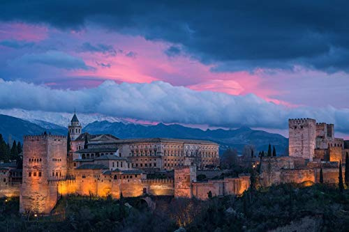 SHILIHOME Alhambra España Pintura por Números DIY Único