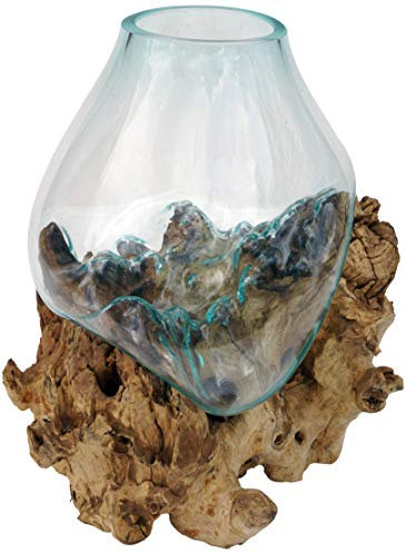GURU SHOP Wurzelholz Vase - XXL M11, 51x46x46 cm