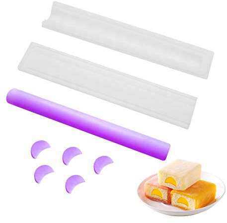 LaceDaisy DIY Long Tube Mousse Dessert Moule Tube de Silicone Moule pour la Fabrication de savons Moule à Bougie Fait à la Main Bougie, Décoration Gâteau Outil,Cuisine Artisanat Décorations