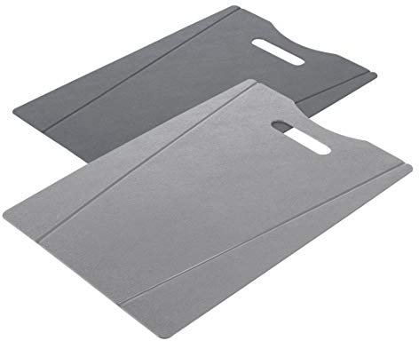 KUHN RIKON Schneidebretter Set 2-teilig, Grau/Dunkel Grau