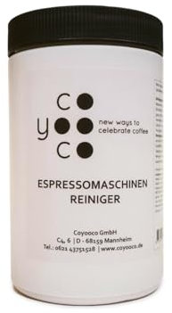 COYOOCO Espressomaschinen Reiniger | Ideal zur Reinigung von Siebträgermaschinen & Barista Zubehör - Kaffeefettreiniger | Entfernt effektiv Fett & Ablagerungen | 750g