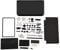 YUUGAA Case, Full Housing Case Cover Shell Repair Parts Complete Fix Replacement Kit für 3DS XL(Schwarz)