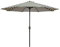 YXW Sombrilla de Patio a Rayas de 270 cm Sombrilla de terraza Exterior con manivela, Parasol Hierro para Balcon de Piscina hosteleria, 8 Varillas, Rayas Verdes y Blancas