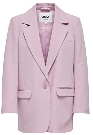 Only Onllana-Berry L/S Ovs Blazer TLR Noos Femme, Dawn Rose., 44