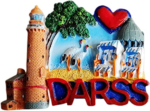 Darss Germany Magnet Kühlschrank Kühlschrank Magnet Dekoration Aufkleber Souvenir Harz Handwerk Küche Whiteboard