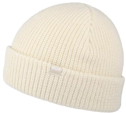 HUF Set Herren Usual Beanie | 100% Acryl Classic Fit Cuff Beanie, Mehrfarbig/Meereswellen (Ocean Tides), Einheitsgröße