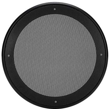 2 Stück 8 Zoll Lautsprecher Schutzgitter Grills Cover Kreis Lautsprecher Dekorative Abdeckung für Kleine Lautsprecher, Autolautsprecher (schwarz+schwarz)