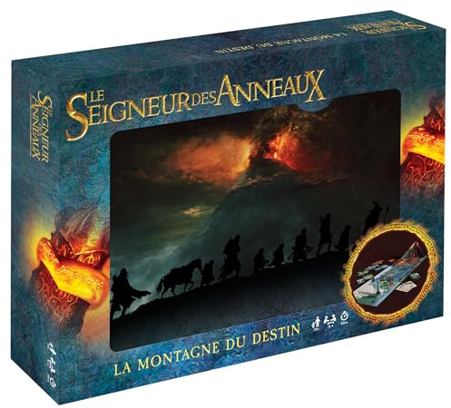 Shuffle - Der Herr der Ringe – Der Berg des Schicksals – Gesellschaftsspiel Ambiente & Familie – Brettspiel – ab 10 Jahren