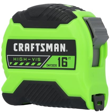 CRAFTSMAN High-Visibility Tape Measure 16 FT (CMHT38216S)