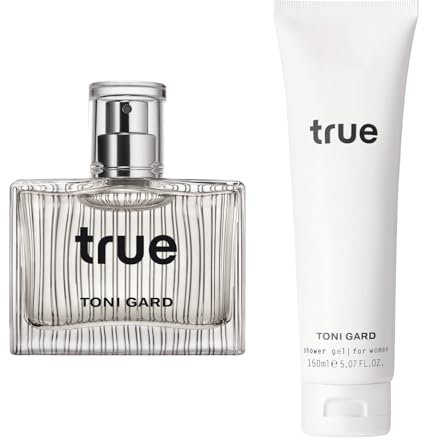 Toni Gard TRUE FOR WOMAN Eau de Parfum / 40 ML + Shower Gel / 150 ML Bergamotte Zitrone Grapefruit Ingwer Jasmin Marinig Zedernholz Amber Moschus zitrisch frisch Parfüm für Sie