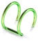 Treuheld® Ear Cuff mit 2 Ringen | Ohrklemme | Farbe: grün
