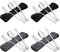 Obstnny 4 Packs 3 Pieces Travel Cutlery Set with Carry Case, Stainless Steel Camping Flatware
