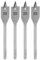 NDNCZDHC 4PCS Spade Drill Bit Set, 20mm Flat Wood Drill Bits High Carbon Steel Hole Drill Bit for Woodworking