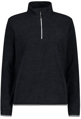 CMP Woman Sweat Nero Mel. - 48