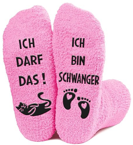 Kisvic Socken Geschenke für Schwangere, Geschenke für Werdende Mütter, Werdende Mama Socken Schwangerschaft Geschenk