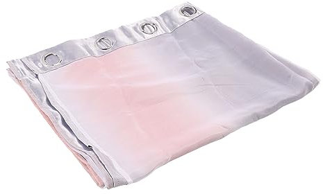 HELEVIA Durchbrochene Vorhänge mit Sternenmuster, Farbverlauf, Doppellagige Verdunkelungsvorhänge, Ausgehöhlte Sterne, Ösenvorhang