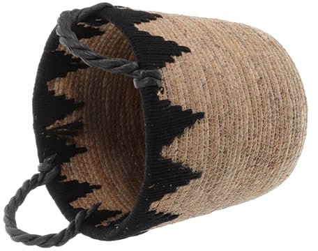 TOGEVAL Extra Large Straw Storage Basket Seagrass Woven Bins for Living Room Organizer
