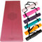 DIVASYA Premium Yogamatte rutschfest: Naturkautschuk rutschfest & japanische professional grip Oberfläche | 185x68x0,45cm | Tragegurt | 4,5mm dicke Yoga Matte rutschfest | schadstofffrei