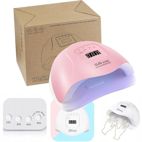 UV Led Nail Lamp 120W Manicure Pedicure Pink