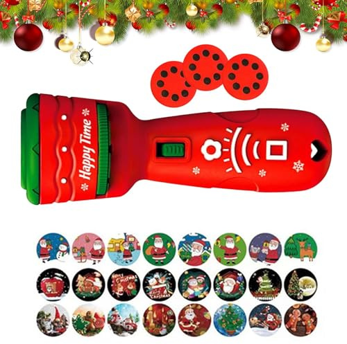 Gihioue Projektor Taschenlampe,Lampe Spielzeug Projektion - Weihnachts Spielzeug Taschenlampe | Für Kindergarten Krippe Zuhause Reisen Alter 4-12 Jahre Mädchen Weihnachtsfest Party