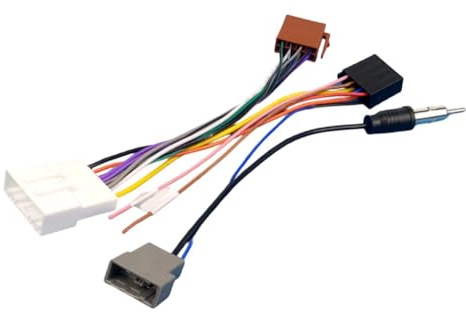 JoyousMall 20-Pin ISO Auto Audio Kabelbaum Adapter für Nissan Qashqai, Navara, X-Trail, Cube, Rogue, Sentra, Versa, Xterra, Note