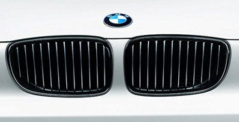 Original BMW frontal Ornamentales rejilla Set Performance Negro para 3 E90 E91 – A partir de 09/2008