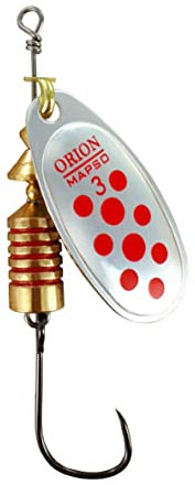 MAPSO - 5 Cucharillas de Pesca ORIÓN-3 PR 6,50 GMS. ANZ. Simple sin Muerte